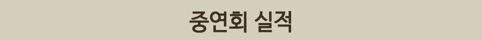 중연회장 실적